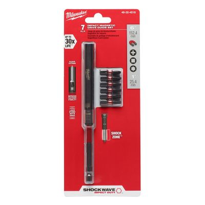 MLW48-32-4518 image(0) - SHOCKWAVE™ 7PC IMPACT MAGNETIC DRIVE GUIDE SET