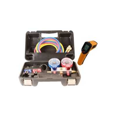 FJCKIT6850 image(0) - R1234yf Manifold set with FREE Thermometer