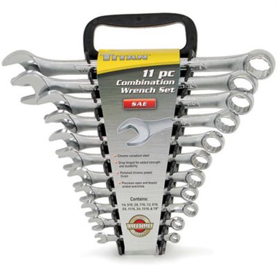 TIT17327 image(0) - 11PC SAE COMBO WRENCH SET