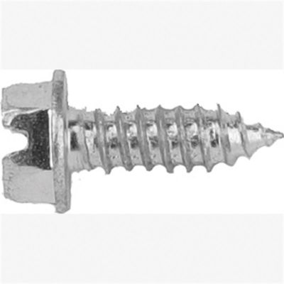 ABD6336B image(0) - Lic Plt Scrw Blk Znc 1/2" Wash