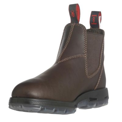 RDBUNPU6 image(0) - Puma Brn Water Resis Leather Slip-On Boot, 6