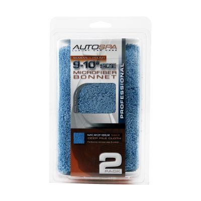 CRD40408AS image(0) - 9-10" MICROFIBER POLISHING BONNET 2PK
