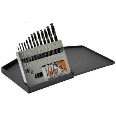 KNK13KK5 image(0) - KnKut 13 Piece Jobber Length Drill Bit Set 1/16"-1/4" by 64ths