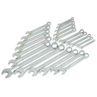 TIT17322 image(0) - 22-PC RAISED PANEL SAE METRIC WRENCH SET