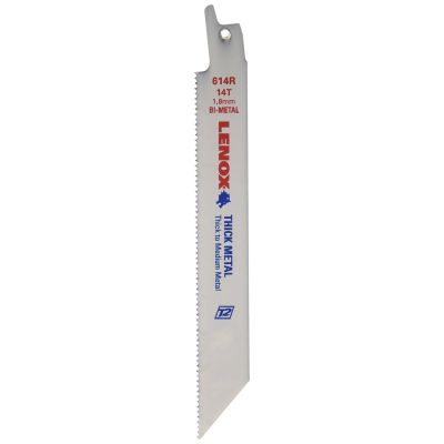 LEX20565 image(0) - Reciprocating Saw Blades, 614R, Bi-Metal, 6 in. Lo