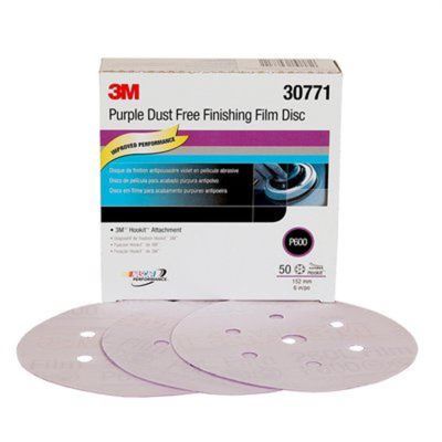 MMM30771 image(0) - 3M(TM) Purple Finishing Film Hookit(TM) Disc P600