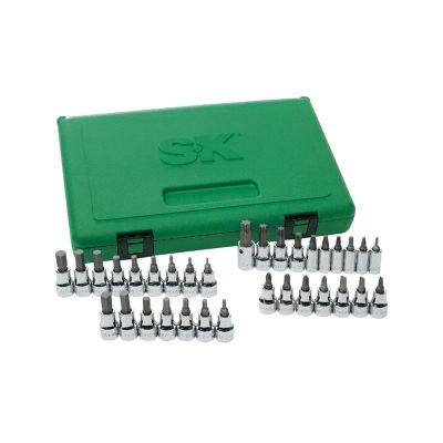 SKT89039 image(0) - Socket Bit Set 1/4 & 3/8In. 33 Pc. Torx Hex Sd