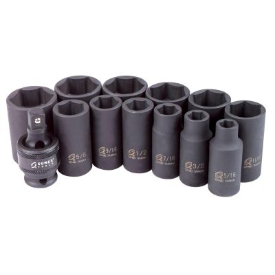 SUN3327 image(0) - 13-Piece 3/8 in. Drive Fractional SAE