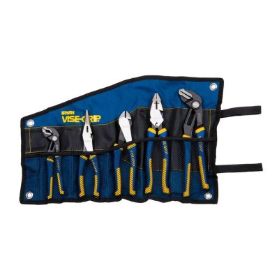 VGP1802536 image(0) - 5 Piece GrooveLock/Traditional Pliers Roll Up Bag