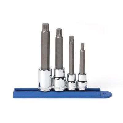 KDT80572 image(0) - 4PC 3/8 & 1/2"DR 12PT METRIC BIT SOCKET