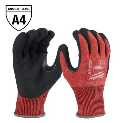 MLW48-22-8945 image(0) - Cut Level 4 Nitrile Dipped Gloves - S