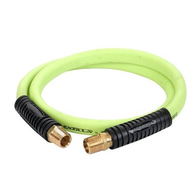 LEGHFZ1204YW4S image(0) - ZILLAWHIP 1/2 X 4' SWIVEL WHIP HOSE- 1/2" ENDS