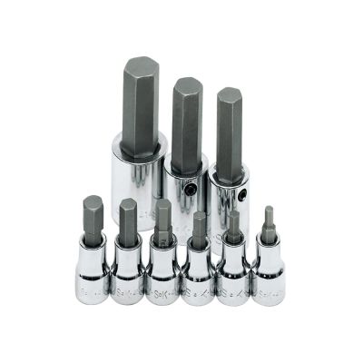SKT19734 image(0) - SOCKET HEX BIT SET 3/8IN. DRIVE 9PC METRIC