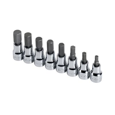 SKT19708 image(0) - SOCKET HEX BIT SET 3/8IN. DRIVE 8PC METRIC
