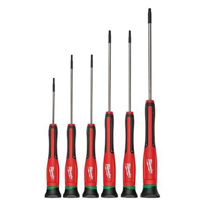 MLW48-22-2610 image(0) - 6PC Precision Torx Screwdriver Set