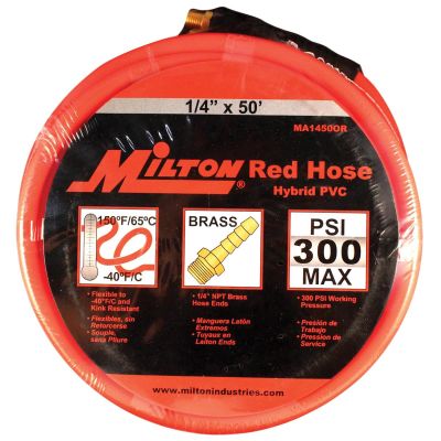 MILMA1450OR image(0) - Cobra Flex Hose PU Hybrid 1/4" x 50'