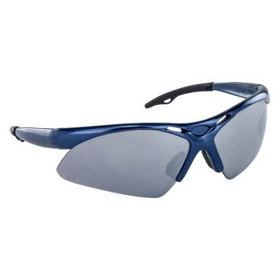 SAS540-0303 image(0) - Diamondback Safe Glasses w/ Blue Frame and Smoke Mirror Lens