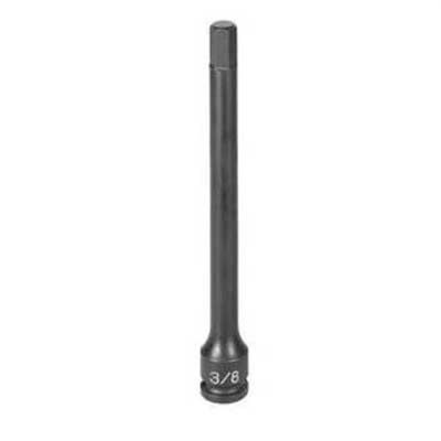 GRE19126M image(0) - SOC 12MM 3/8D IMP HEX LG MALE BLK