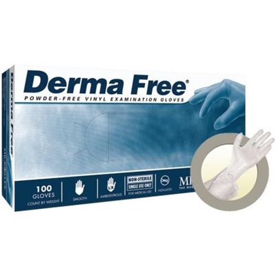 MFXDF850XL image(0) - DERMAFREE VINYL EXAM GLOVES XL 100PK
