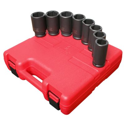 SUN4681 image(0) - SOCKET SET IMPACT 3/4IN. DRIVE 8PC DEEP SAE 6 PNT