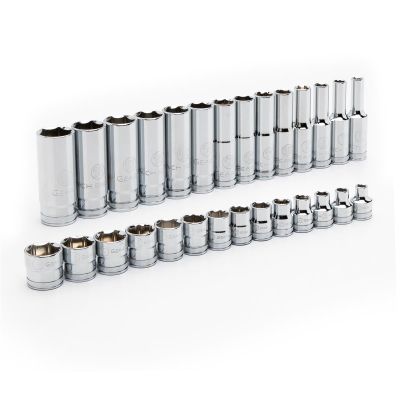 KDT86540 image(0) - SET STD/DP SKT 6PT MM 3/8 DR 28PC, BOXED