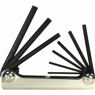 EKL20911 image(0) - 9-Piece SAE Fold-Up Hex Key Set