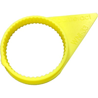 COUWNI-33 image(0) - 33mm Loose Wheel Nut Indicator - Yellow (100-pack)