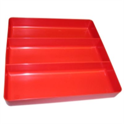 VIMV511 image(0) - 3-Compartment Plastic Tray Organizer, 10.5 in. x 10.5 in.