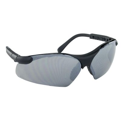 SAS541-0003 image(0) - Sidewinders Safe Glasses w/ Black Frame and Silver Mirror Lens in Polybag