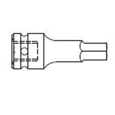 SUN412MH image(0) - 3/4 DR. METRIC 12MM IMPACT HEX DRIVE IMPACT SOCKE