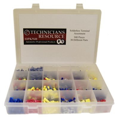 TMROPK940 image(0) - Large Solderless Terminal Assortment (940 Pcs)