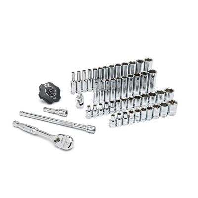 KDT80300P image(0) - 51 Pc. 1/4" Drive 6 Point 120XPT SAE/Metric Standard and Deep Mechanics Tool Set