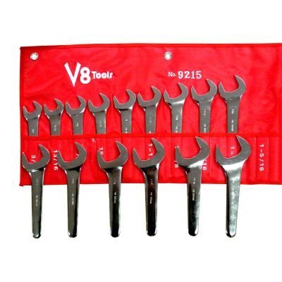 V8T9215 image(0) - SERVICE WRENCH SET 3/4 THRU 1-5/8 15PC