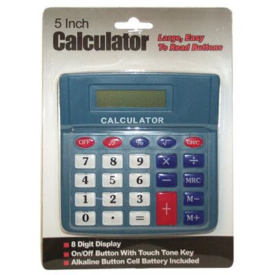 BFOCALC5 image(0) - 5 Inch Large Button Calculator