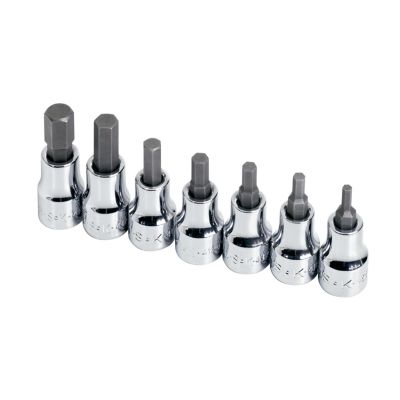 SKT19723 image(0) - SOCKET HEX BIT SET 3/8IN. DRIVE 7PC SAE