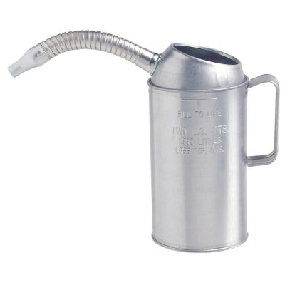 PLW75-444 image(0) - MEASURE LIQUID 4 QT. GALV STEEL FLEXIBLE SPOUT
