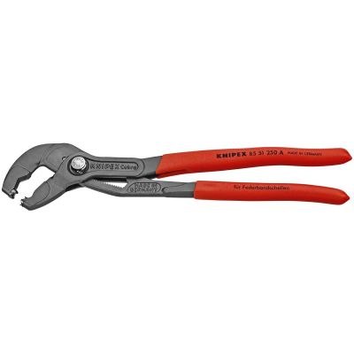 KNP8551250A image(0) - Knipex 10" Universal Hose Clamp Pliers