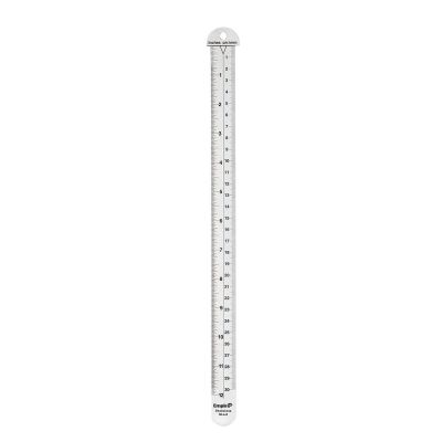 MLW27308 image(0) - 12 in. Hook Ruler (32nds, mm, cm)