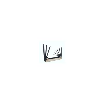 EKL21158 image(0) - HEX KEY SET 5 PC FOLDING BALL END METRIC 1.5-4MM