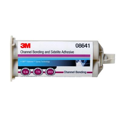 MMM8641 image(0) - ADHESIVE-CHANNEL BONDING & SIDELITE BLACK 6/CASE