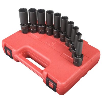 SUN3660 image(0) - 3/8" Drive 10 Piece Metric Deep Universal Impact S