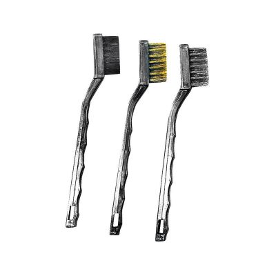KTI74103 image(0) - 3-Piece Mini Brush Set (Brass/Nylon/Steel Brushe)