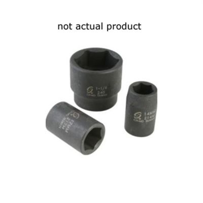 SUN212QD image(0) - 1/2 DR. 8 PT. 3/8 DEEP IMPACT SOCKET