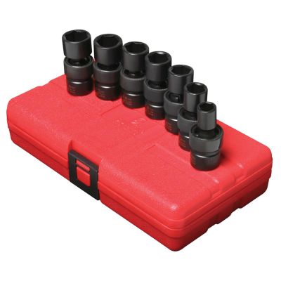 SUN3655 image(0) - SOCKET SET IMPACT 3/8IN. DRIVE 7PC STD MET UNIV