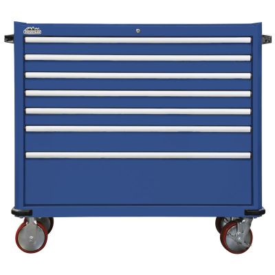 MTNTBR4907-BLUE image(0) - 46IN 6 DRAWER MOBILE WORK STATION