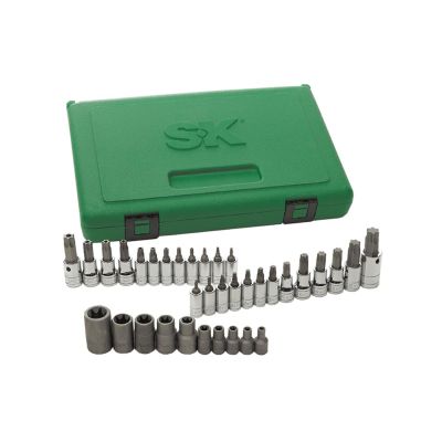 SKT19763 image(0) - SOCKET SET TORX 35 PC 1/4 & 3/8 & 1/2IN. DRIVE