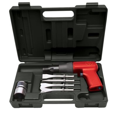 CPT7110K image(0) - Air Hammer Kit, Shock Reduced Tool W/Chisels & Qc