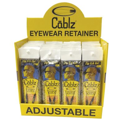 CABCBLZDISP40 image(0) - 40pc Prepacked Cablz Eyewear Retainers Display
