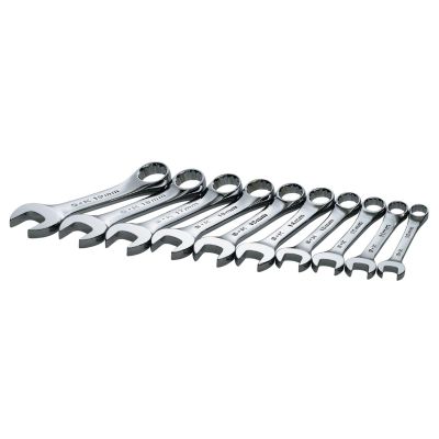 SKT86240 image(0) - 10PC STUBBY METRIC WRENCH SET 10MM-19MM