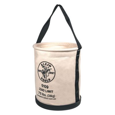 KLE5109 image(0) - Bucket #6 Canvas Wide-Opening Straight-Wall 12"D x 15"H